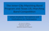 The Inner-City Marching Band and Texas UIL Marching Band Competition