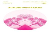 Scottish Poetry Library Autumn Programme 2013