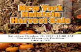 The New York Holstein Harvest Sale