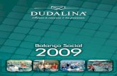 DUDALINA BALANÇO SOCIAL 2009