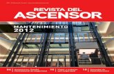 Revista del Ascensor - Mantenimiento 2012