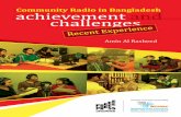 Community Radio in Bangladesh Achievement & Challenges