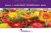 1-800-FLOWERS.COM Fall & Holiday Sympathy Design Resource Guide 2011