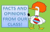 Facts and Opinions from Our Class!