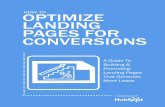Optimizing landing pages for conversion
