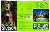 Stetson College of Law/Stetson University trifold