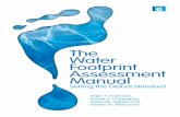 Water footprint assessment manual