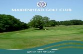 Maidenhead Golf Club Official Brochure