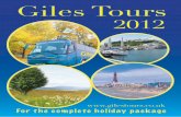 Giles Tours 2012 Brochure