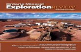 Ontario Mineral Exploration Review - Fall/Winter 2012