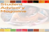 Spring 2014 Student Advisory Magazine