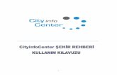 CityInfoCenter Kullanım Kılavuzu