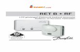 kombi.com Danfoss RET B yada RF On Off Oda Termostatı Kullanım Kılavuzu