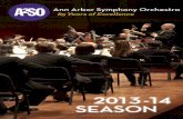 Ann Arbor Symphony Orchestra 13-14 Season Brochure
