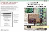 Diccionario de notacion tecnica musical (en ingles)