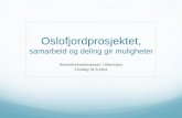 Reiselivskonferansen Akershus 2011 - Oslofjordprosjektet