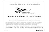 MANIFESTO BOOKLET - Federal Executive Committee