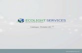 Catalogue Ecolight Services - N°1