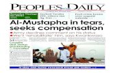 Peoples Daily Newspaper, Monday 15, July, 2013
