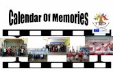 Calendar of memories