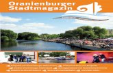 Oranienburger Stadtmagazin (Ausgabe 1, August 2010)