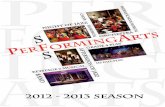 2012-2013 Performing Arts Season Brochure