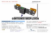 istruzioni installazione container lock hasp-per casse mobili