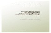 Russian Federation GEF Biodiversity Conservation Project: Outcomes and Prospects