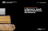 Postgraduate Library and Information Science Brochure