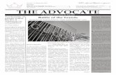The Advocate Issue V