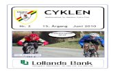Nakskov Cykle Club - klubblad nr. 2 - 2010