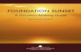 Foundation Sunset : A Decision Making Guide
