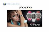 Relojes digitales E-Ink marca Phosphor