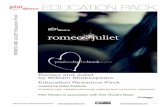 Romeo & Juliet Education Resource Pack