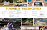 Family weekend poster