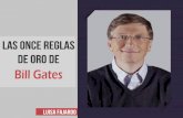 11 Reglas de Oro de Bill Gates