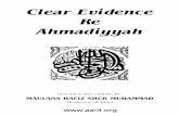 Clear Evidence Re Ahmadiyya Movement