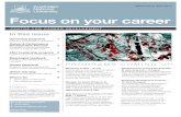 Focus On Your Career Newsletter Winter 2012 issue