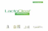 LactoClear - Overview finished products