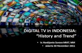 History and trends of digital TV in Indonesia