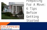 Preparing for a move 6 tips before getting started