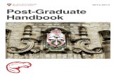 St Anne's College Post Graduate handbook 2013 2014