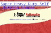 Super heavy duty self dumping hopper
