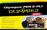 Olympus PEN E-PL1 For Dummies Sample Chapter