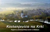 Kostanjevica na Krki - Pogled iz balona - Views from a balloon