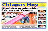 Chiapas Hoy en  Portada y Contraportada