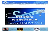 December 2012 Bet Shira Bulletin