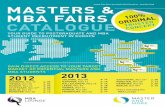 Masters and mba fairs catalogue
