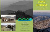 Hike Korea 2014 brochure