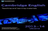 Cambridge English Catalogue, Ukraine